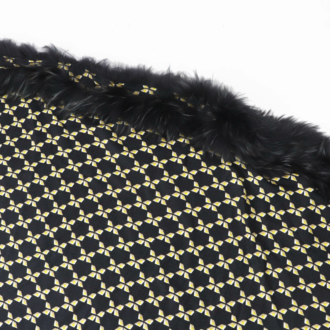 FENDI - 美品◎FENDI フェンディ FXT069 シルク混 ラクーン FENDI - 美品◎FENDI フェンディ FXT069 シルク混 ラクーン