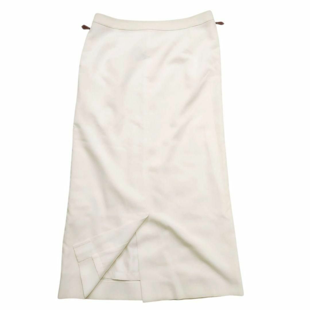 HERMES - 【希少 マルジェラ期】エルメス ロングスカート 白 42 HERMES - 【希少 マルジェラ期】エルメス ロングスカート 白 42