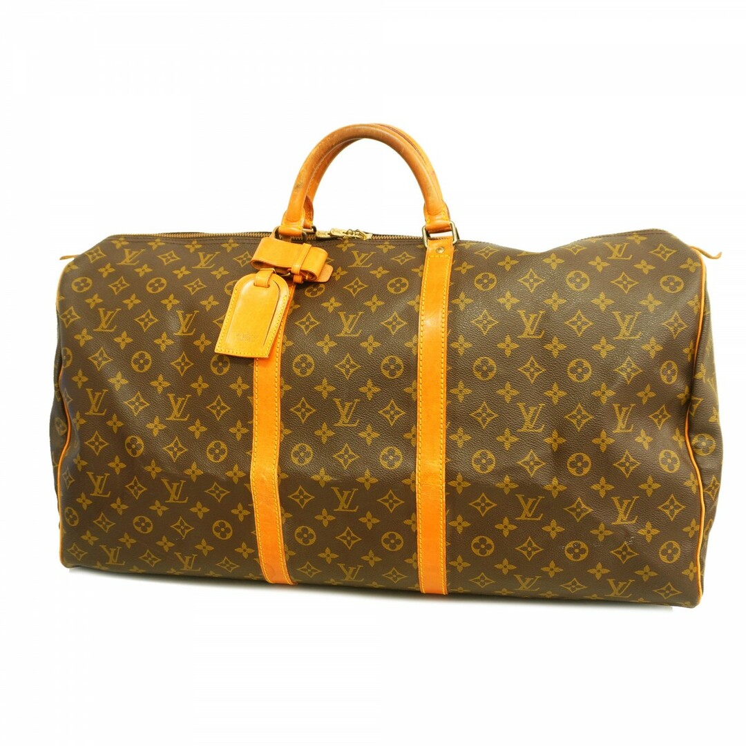 LOUIS VUITTON - 【5db1851】ルイヴィトン ボストンバッグ モノグラム キーポル60 M41422 ブラウン【中古】メンズ レディース ユニセックス