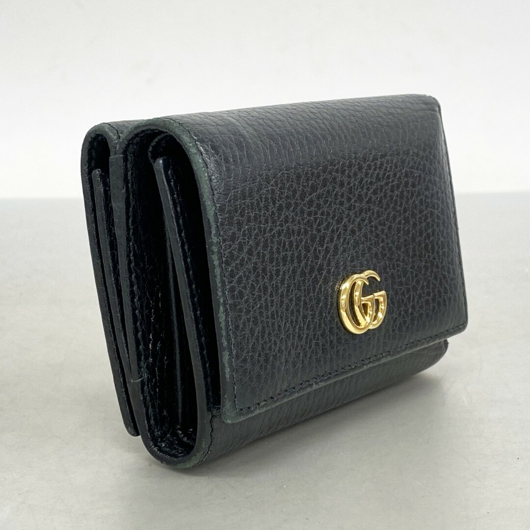 GUCCI - 【5db2108】グッチ 三つ折り財布 GGマーモント 474746 GUCCI - 【5db2108】グッチ 三つ折り財布 GGマーモント 474746