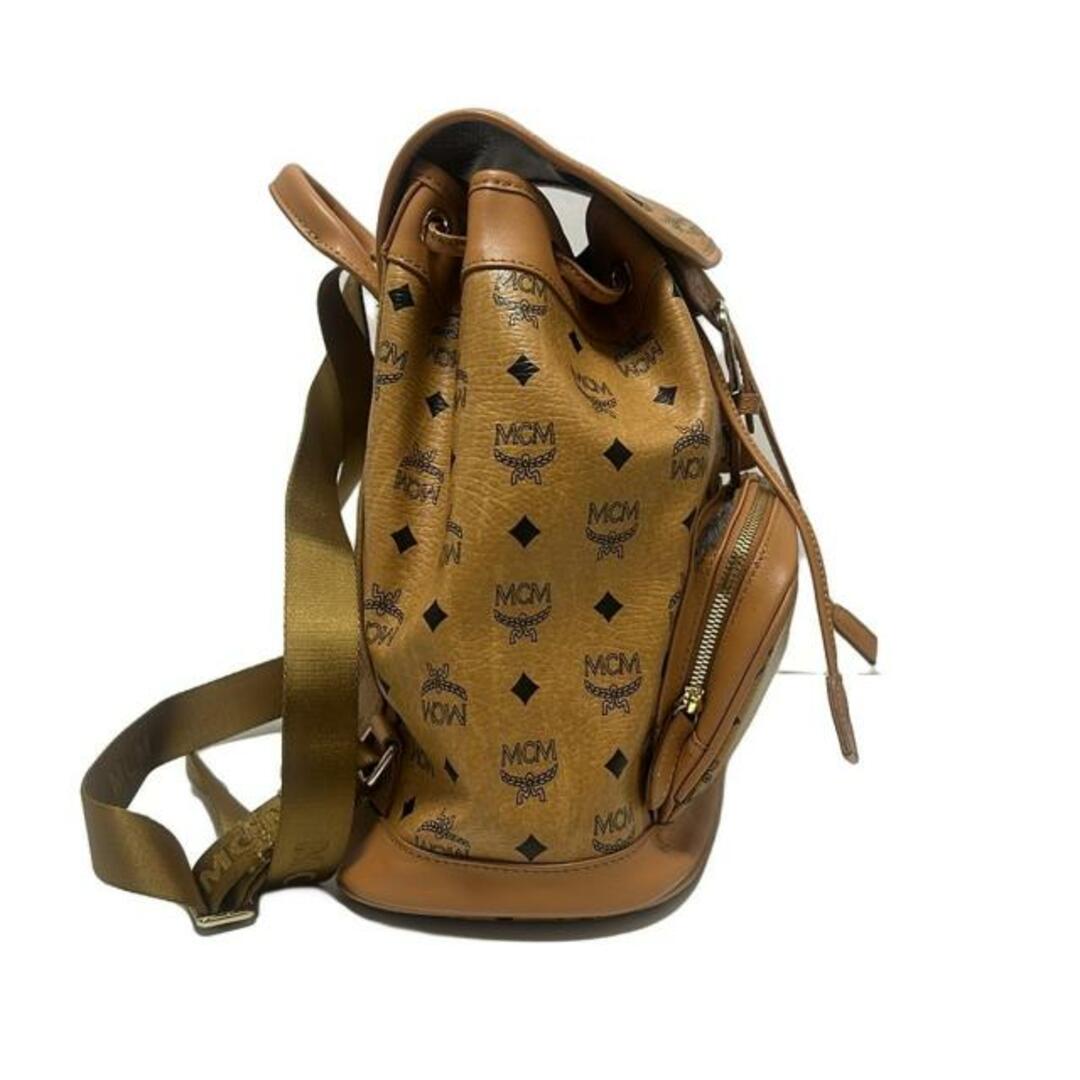 MCM - MCM(エムシーエム) リュックサック - ブラウン×黒 巾着型 MCM - MCM(エムシーエム) リュックサック - ブラウン×黒 巾着型