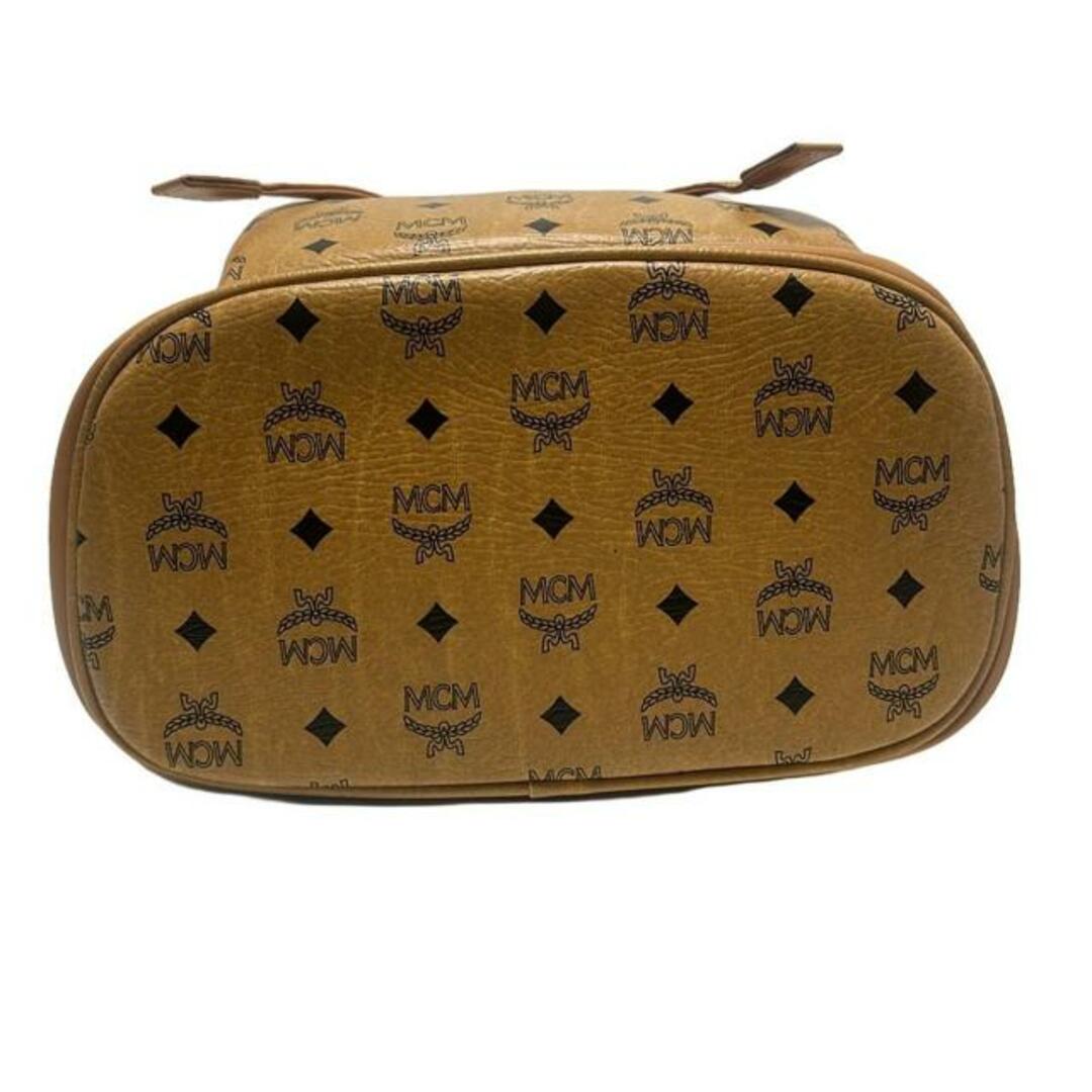 MCM - MCM(エムシーエム) リュックサック - ブラウン×黒 巾着型 MCM - MCM(エムシーエム) リュックサック - ブラウン×黒 巾着型