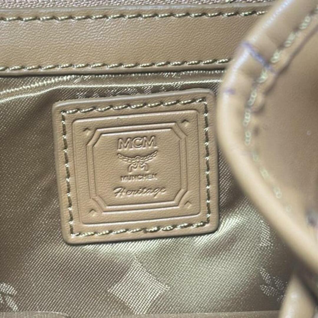 MCM - MCM(エムシーエム) リュックサック - ブラウン×黒 巾着型 MCM - MCM(エムシーエム) リュックサック - ブラウン×黒 巾着型
