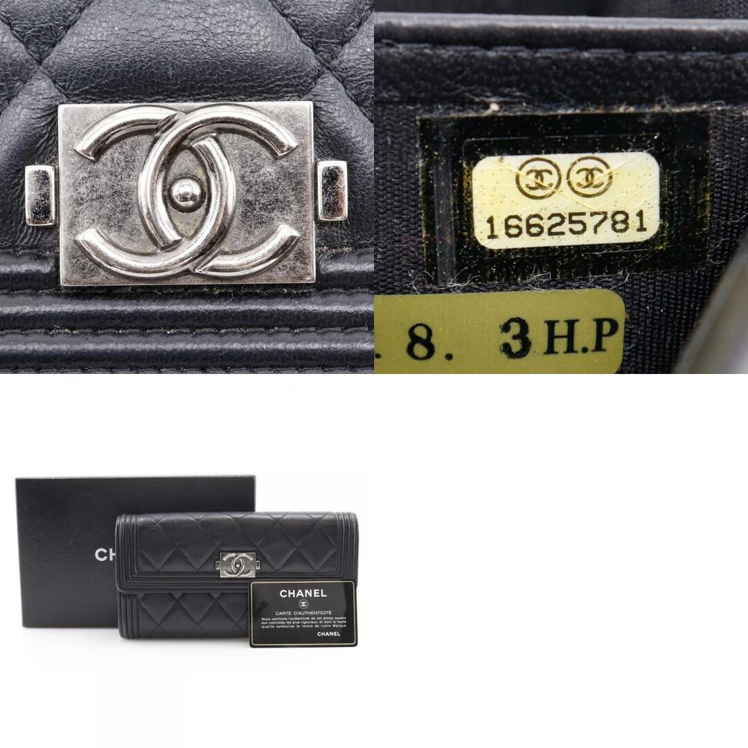 CHANEL - 【CHANEL】シャネル ボーイシャネル A80286 カーフ 黒 CHANEL - 【CHANEL】シャネル ボーイシャネル A80286 カーフ 黒