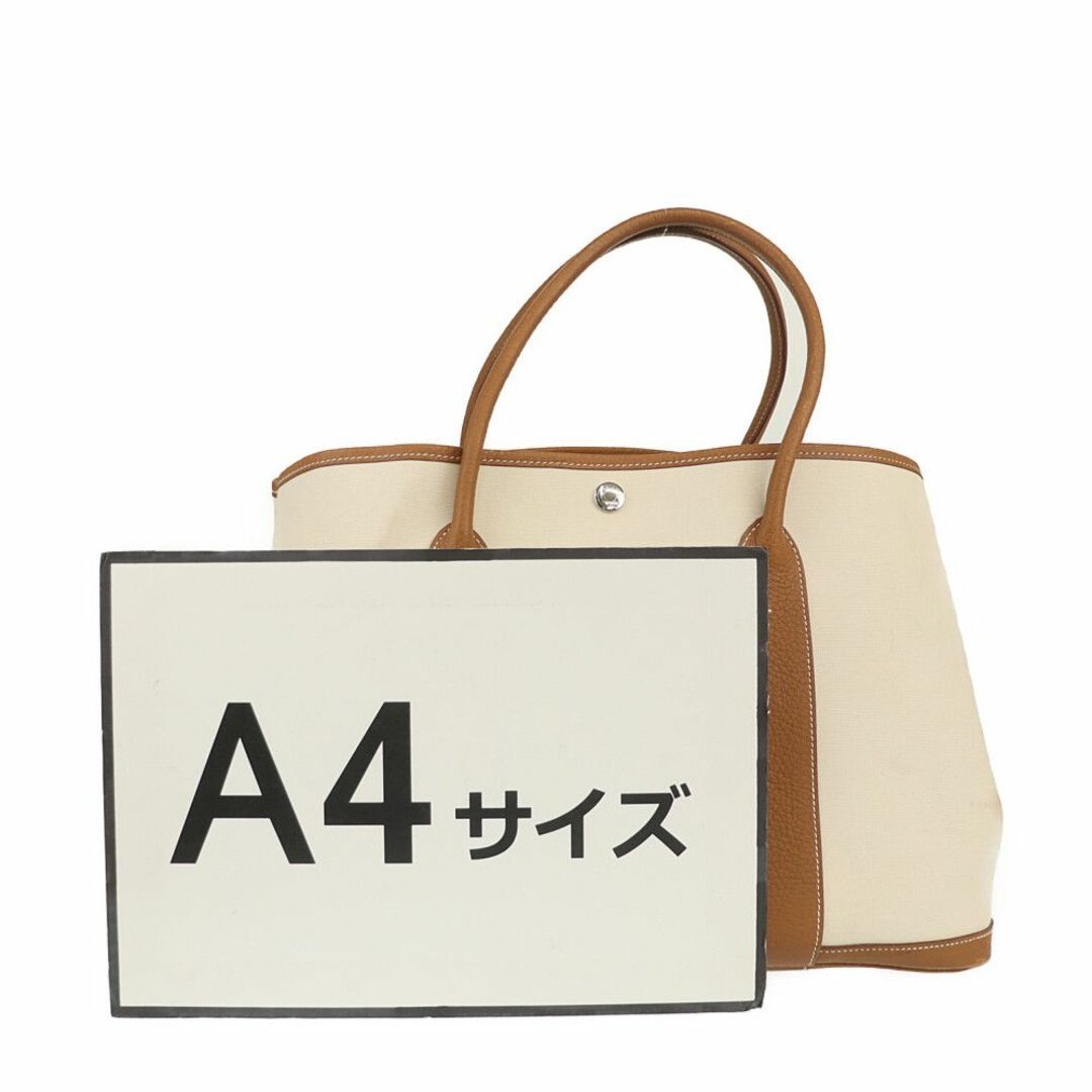 HERMES - エルメス トートバッグ ガーデンパーティ PM □刻印 HERMES - エルメス トートバッグ ガーデンパーティ PM □刻印