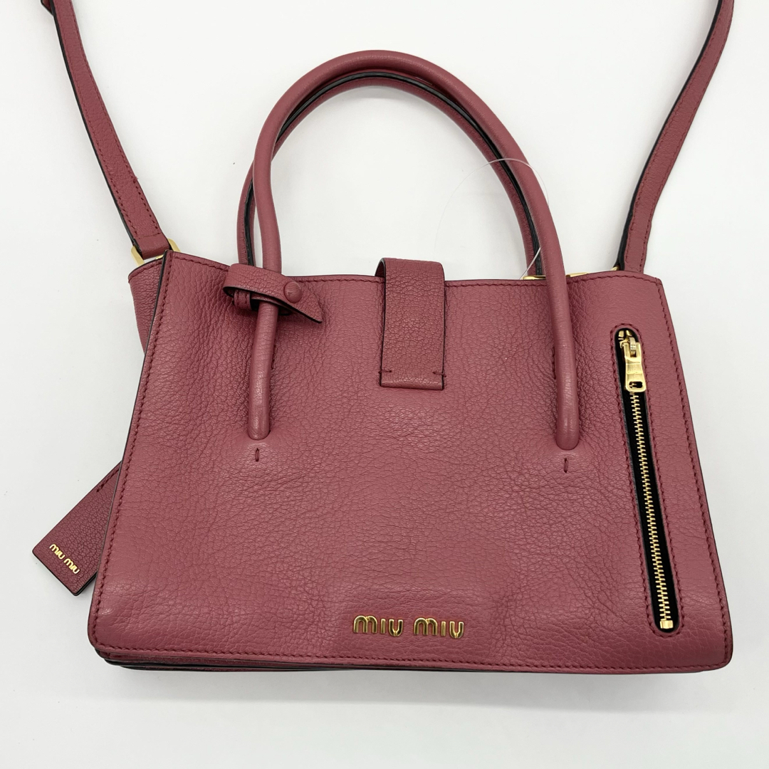 MIU MIU - miumiu マドラス 2way ハンドバッグ ショルダーバッグ MIU MIU - miumiu マドラス 2way ハンドバッグ ショルダーバッグ