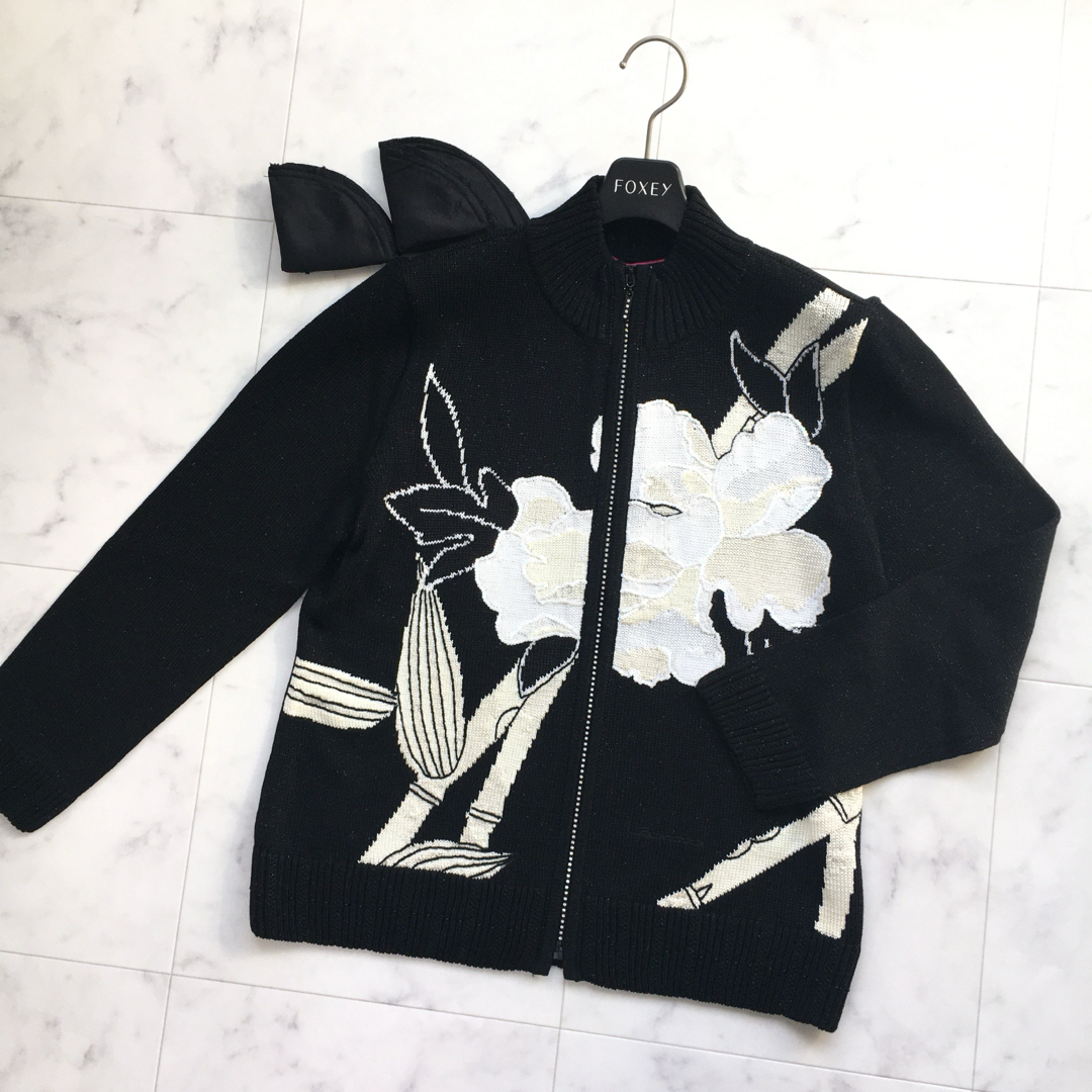 LEONARD - 美品 LEONARD レオナール ラインストーン ラメ混 LEONARD - 美品 LEONARD レオナール ラインストーン ラメ混