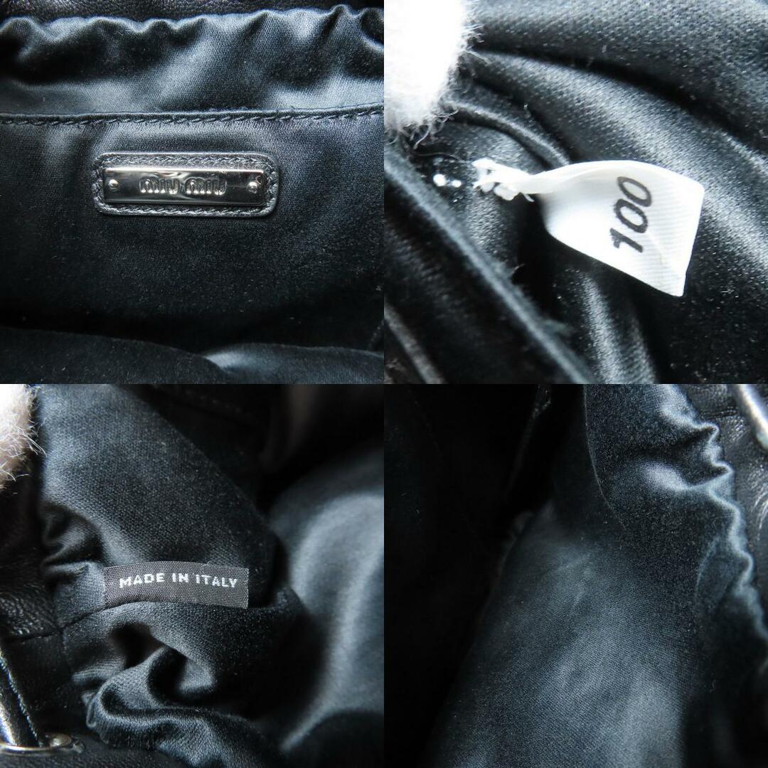 MIU MIU - MIUMIU スタッズ ショルダーバッグ レザー レディース MIU MIU - MIUMIU スタッズ ショルダーバッグ レザー レディース