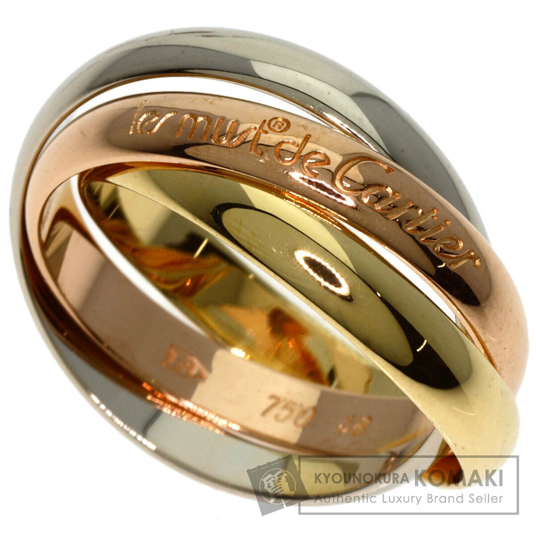 Cartier - CARTIER トリニティ #58 リング・指輪 K18YG K18WG Cartier - CARTIER トリニティ #58 リング・指輪 K18YG K18WG