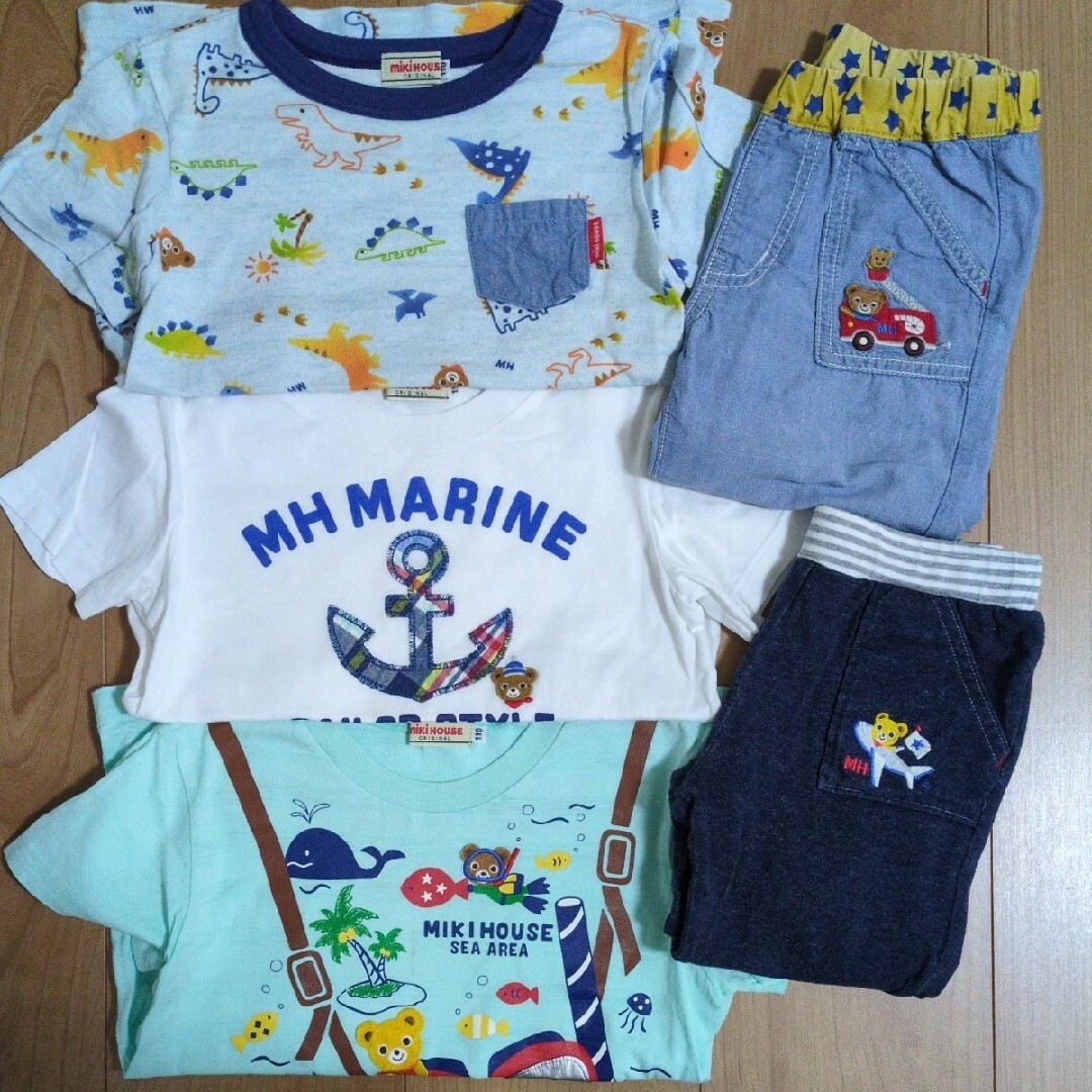 mikihouse - ミキハウス 男児100・110サイズ 5着セットの通販 by mikihouse - ミキハウス 男児100・110サイズ 5着セットの通販 by