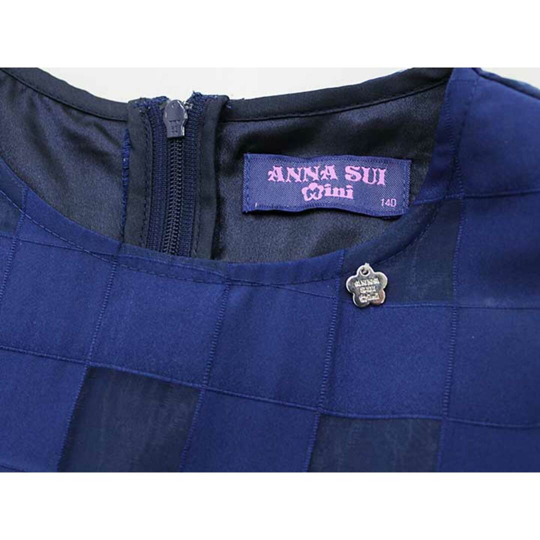 ANNA SUI mini - アナスイミニ 半袖ドレスワンピース 140cm ANNA SUI mini - アナスイミニ 半袖ドレスワンピース 140cm