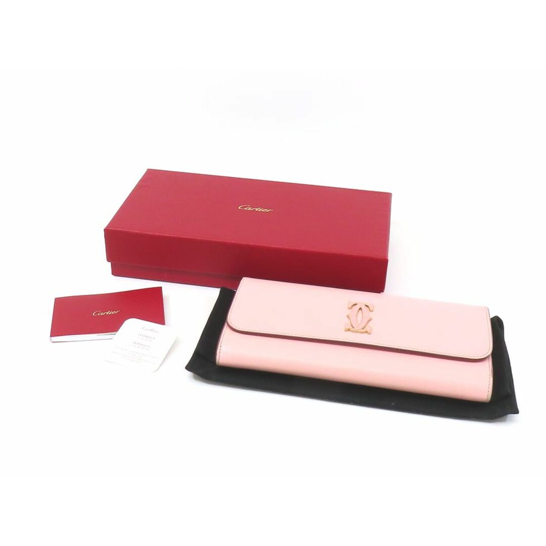 Cartier - 【新着】カルティエ L3001996 レザー ピンク系 Cドゥ Cartier - 【新着】カルティエ L3001996 レザー ピンク系 Cドゥ