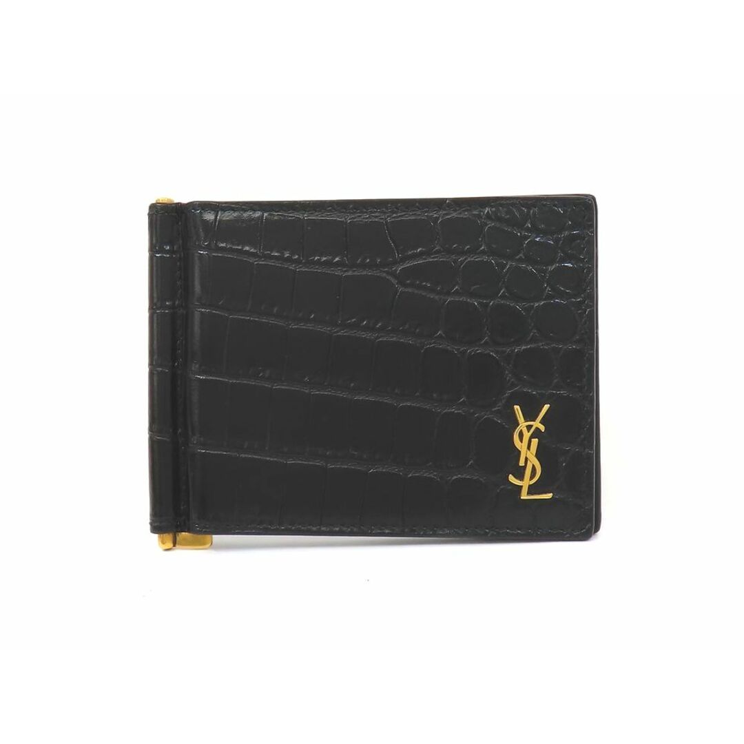 SAINT LAURENT - 【新着】サンローラン 607738 クロコ型押し SAINT LAURENT - 【新着】サンローラン 607738 クロコ型押し