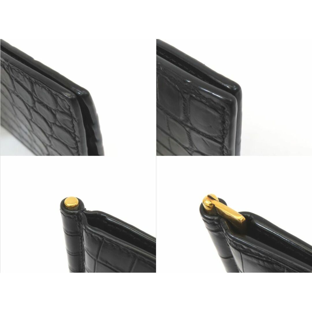 SAINT LAURENT - 【新着】サンローラン 607738 クロコ型押し SAINT LAURENT - 【新着】サンローラン 607738 クロコ型押し
