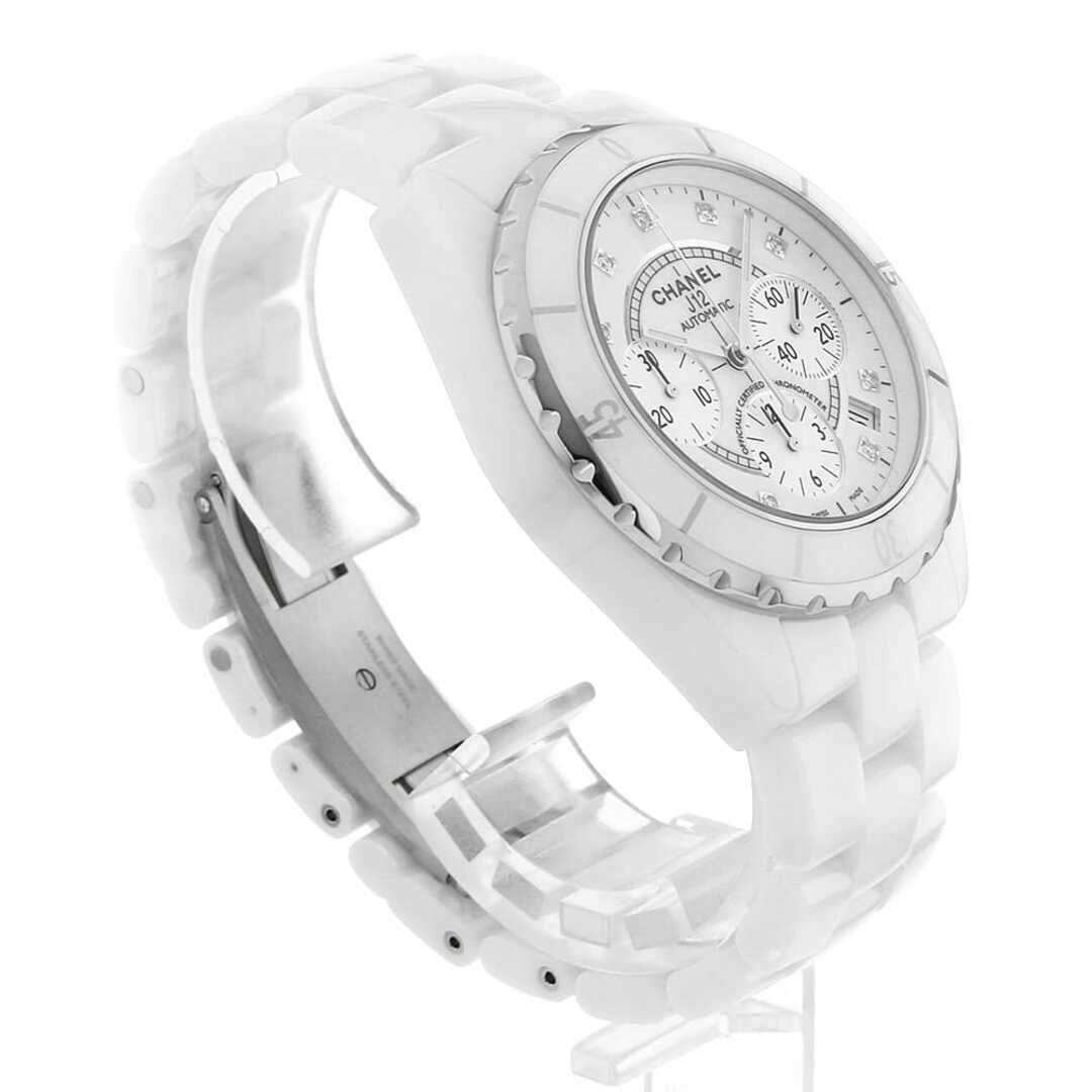 CHANEL - シャネル J12 クロノグラフ 9Pダイヤ H2009 メンズ CHANEL - シャネル J12 クロノグラフ 9Pダイヤ H2009 メンズ