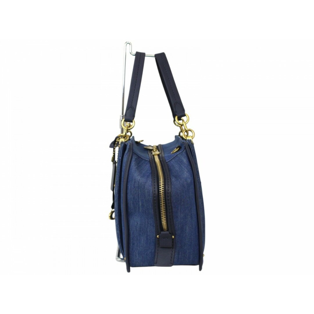 COACH - COACH コーチ ドリーマー36 66980 デニム レザー COACH - COACH コーチ ドリーマー36 66980 デニム レザー