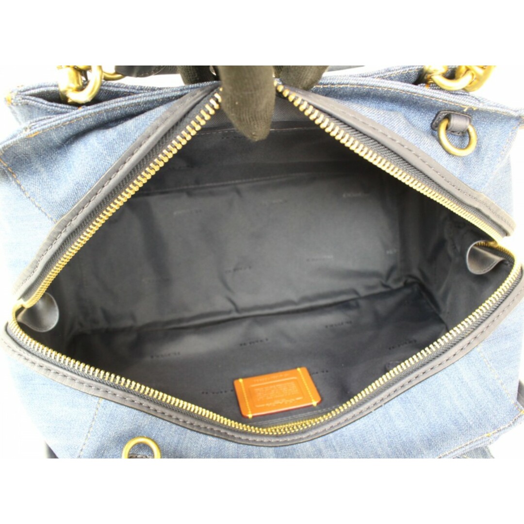 COACH - COACH コーチ ドリーマー36 66980 デニム レザー COACH - COACH コーチ ドリーマー36 66980 デニム レザー