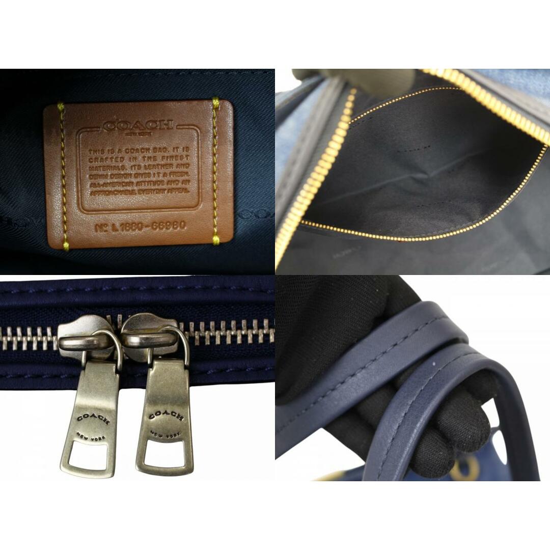 COACH - COACH コーチ ドリーマー36 66980 デニム レザー COACH - COACH コーチ ドリーマー36 66980 デニム レザー