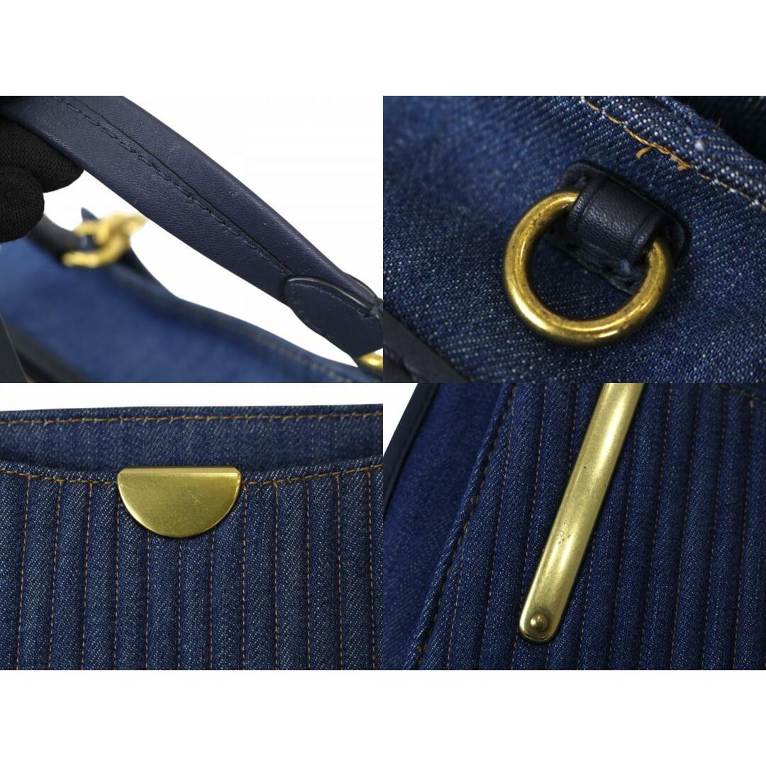 COACH - COACH コーチ ドリーマー36 66980 デニム レザー COACH - COACH コーチ ドリーマー36 66980 デニム レザー