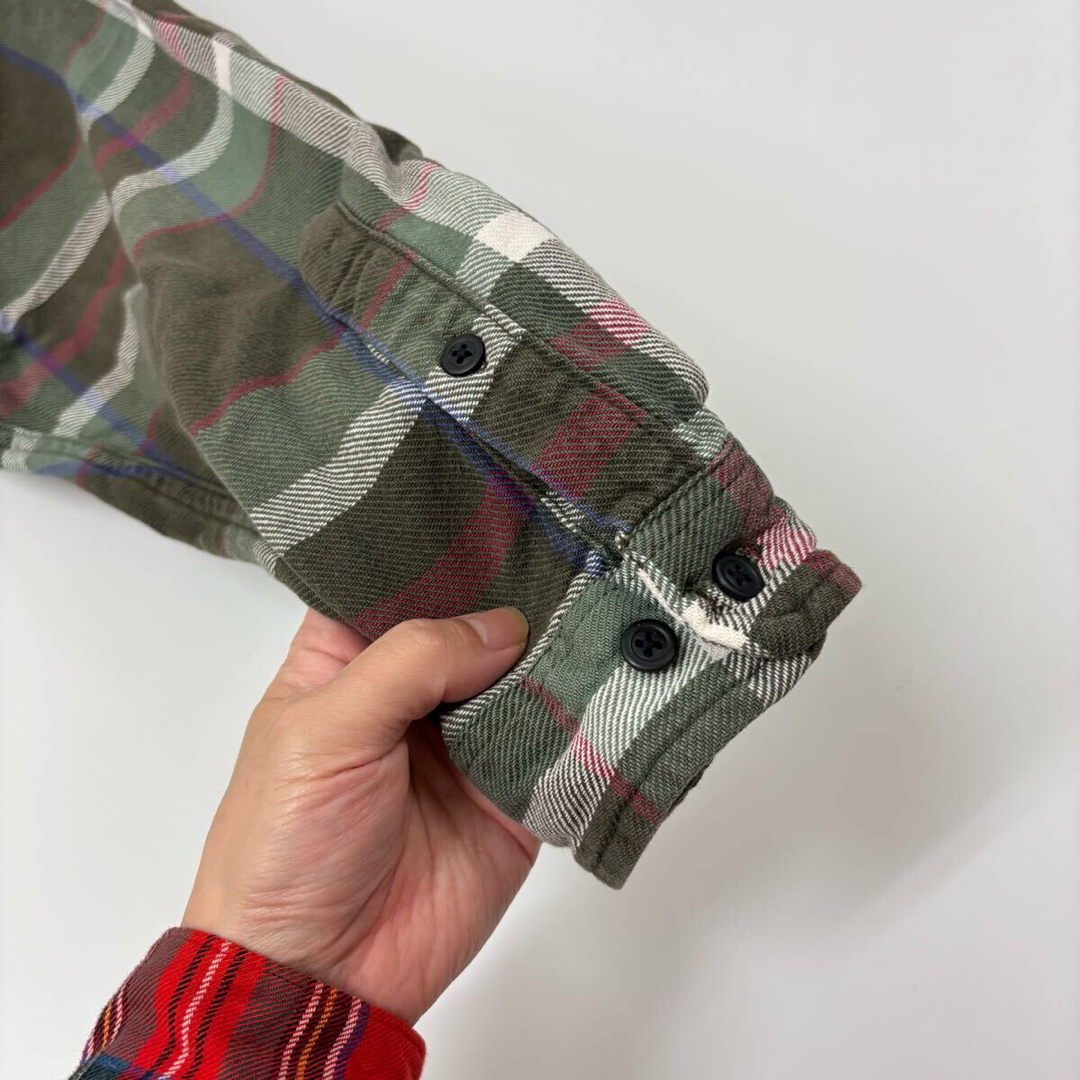Eddie Bauer - 90s Vintage Eddie Bauer 白タグ チェック Eddie Bauer - 90s Vintage Eddie Bauer 白タグ チェック