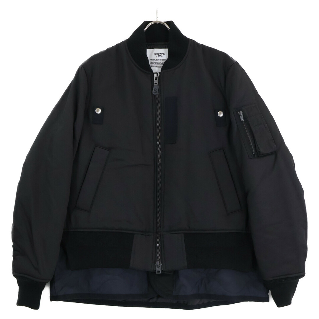 sacai - サカイ 24年 ×SPIEWAK ブラック ブルゾン 1の通販 by エコ sacai - サカイ 24年 ×SPIEWAK ブラック ブルゾン 1の通販 by エコ