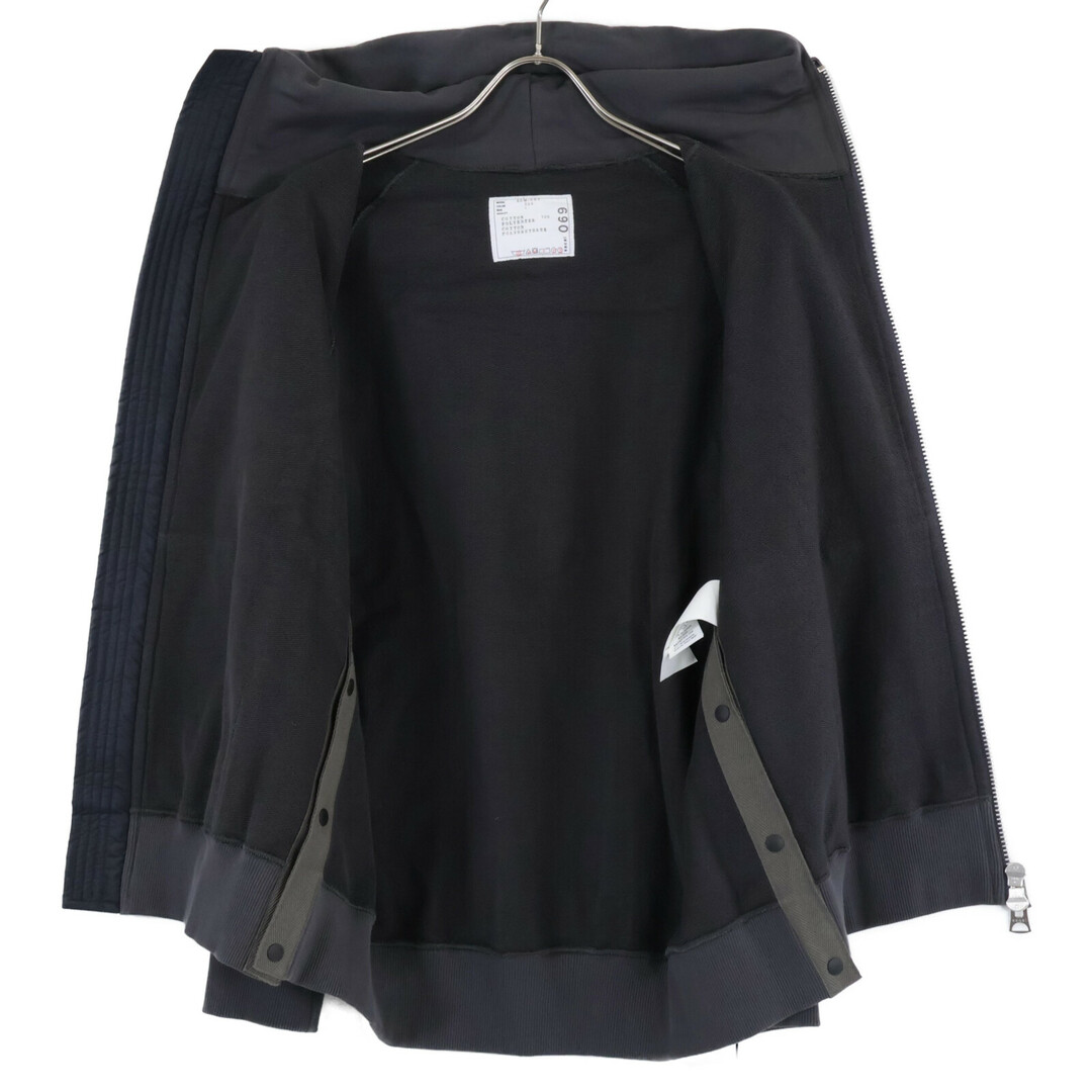 sacai - サカイ 23AW SCM-069 グレー Sweat Jersey Hoodie 1の通販 sacai - サカイ 23AW SCM-069 グレー Sweat Jersey Hoodie 1の通販
