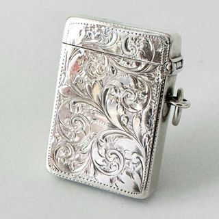 ☆1899年代 英国☆アンティーク/純銀製/マッチケース/925 ☆1899年代 英国☆アンティーク/純銀製/マッチケース/925