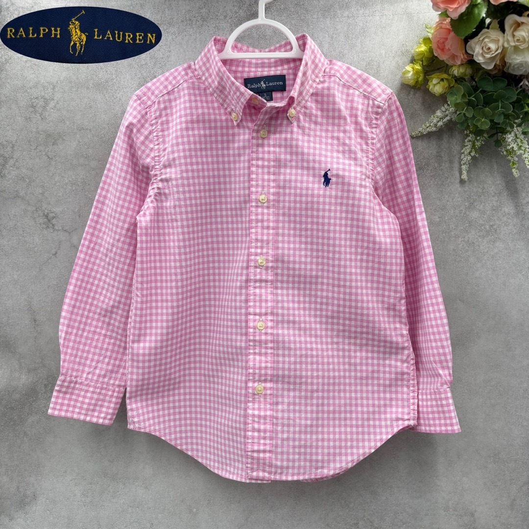 Ralph Lauren - ラルフローレン 長袖ギンガムチェックシャツ Ralph Lauren - ラルフローレン 長袖ギンガムチェックシャツ