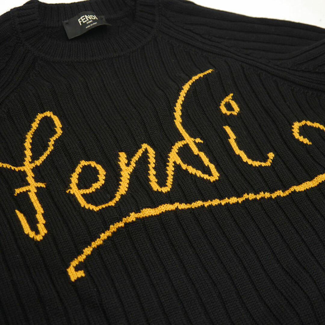 FENDI - フェンディ 筆記体ロゴセーター サイズ48 ニット FENDI - フェンディ 筆記体ロゴセーター サイズ48 ニット