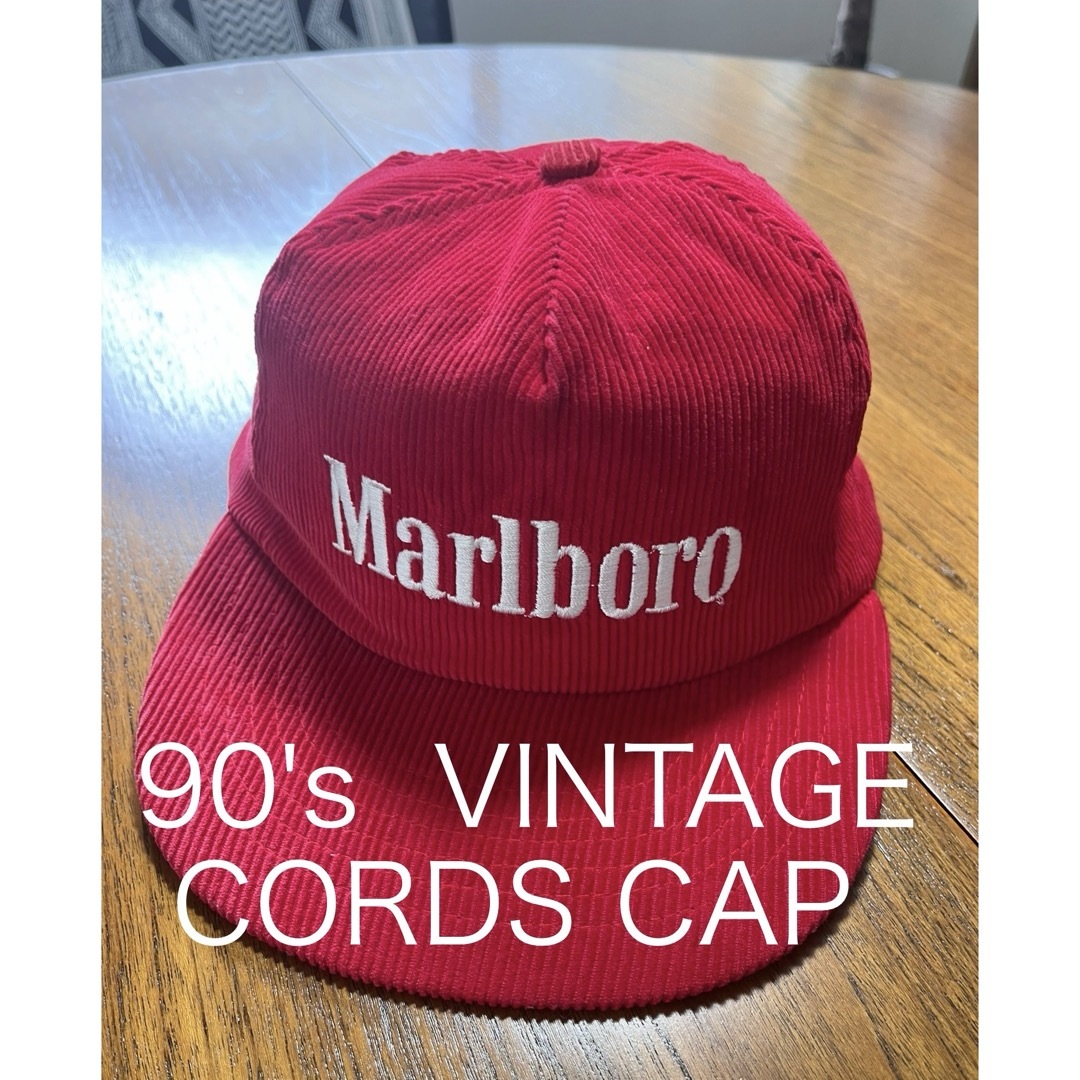 ② 90's VINTAGE CORDS CAP Marlboro マルボロの通販 by naoo's ② 90's VINTAGE CORDS CAP Marlboro マルボロの通販 by naoo's