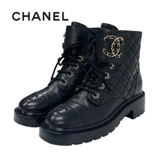 CHANEL - 【専用】シャネル ブーツ サイズ37 1/2 日本サイズ23.5 CHANEL - 【専用】シャネル ブーツ サイズ37 1/2 日本サイズ23.5