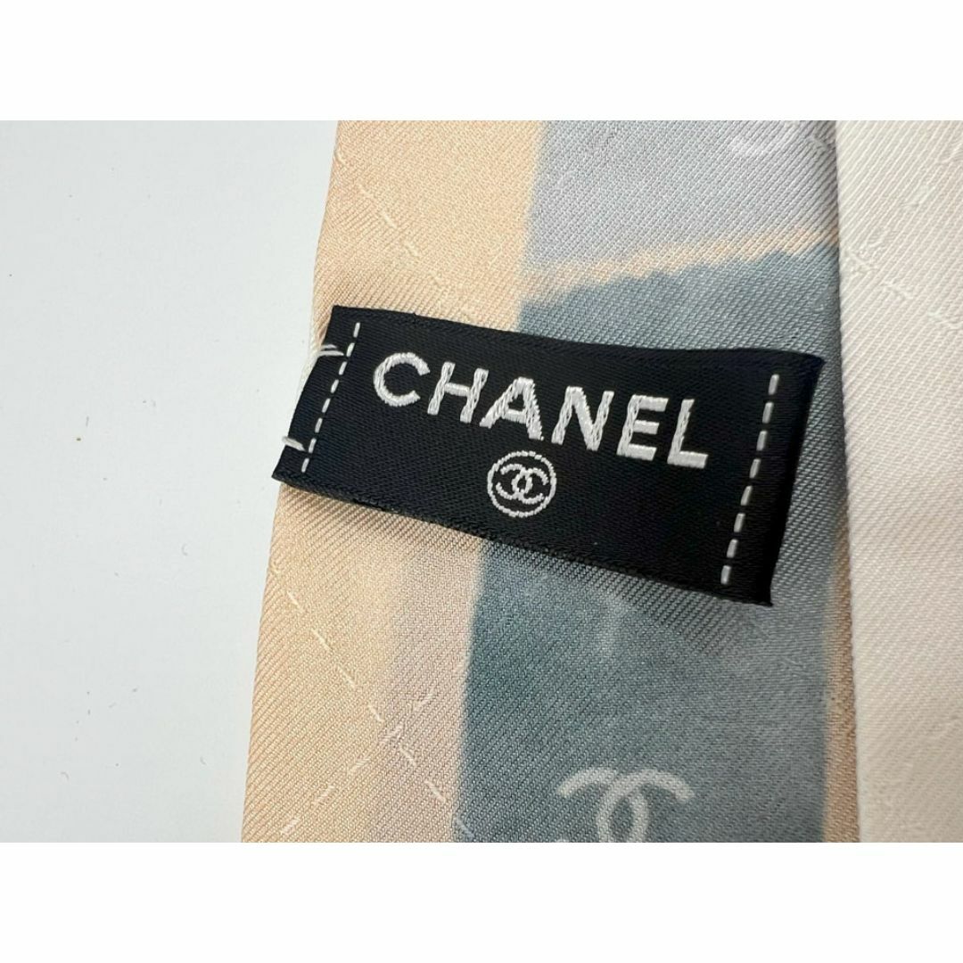 CHANEL - CHANEL シャネル ヘアバンド ツイリー スカーフ リボン CHANEL - CHANEL シャネル ヘアバンド ツイリー スカーフ リボン