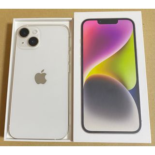 Apple - iPhone 14 128GB スターライト バッテリー83% SIMフリー Apple - iPhone 14 128GB スターライト バッテリー83% SIMフリー
