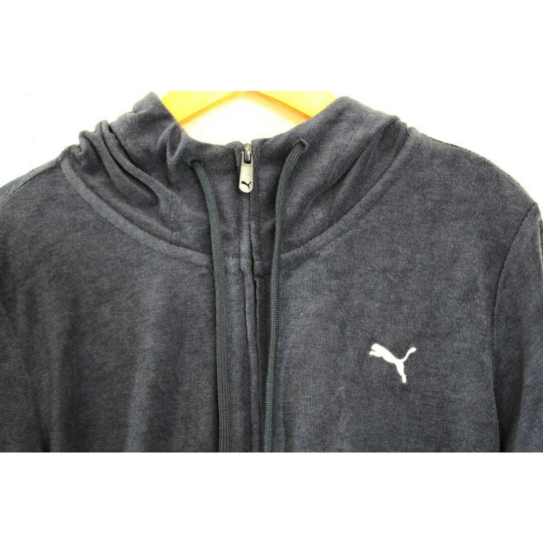 PUMA - プーマ ベロアジャージ XL レディース ネイビー/紺【中古 PUMA - プーマ ベロアジャージ XL レディース ネイビー/紺【中古
