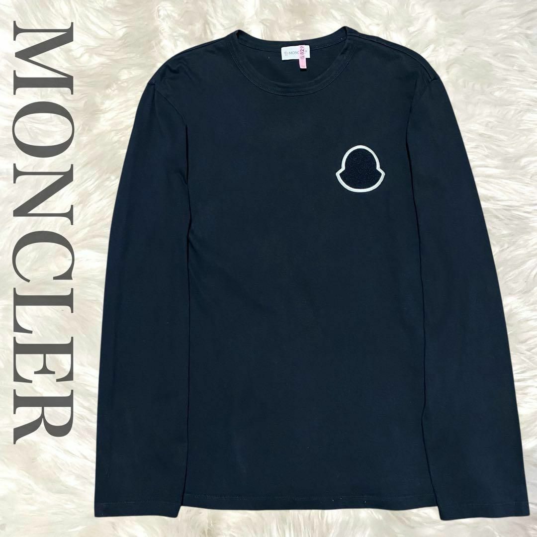 MONCLER - モンクレール MONCLER ロングTシャツ ワッペン MONCLER - モンクレール MONCLER ロングTシャツ ワッペン