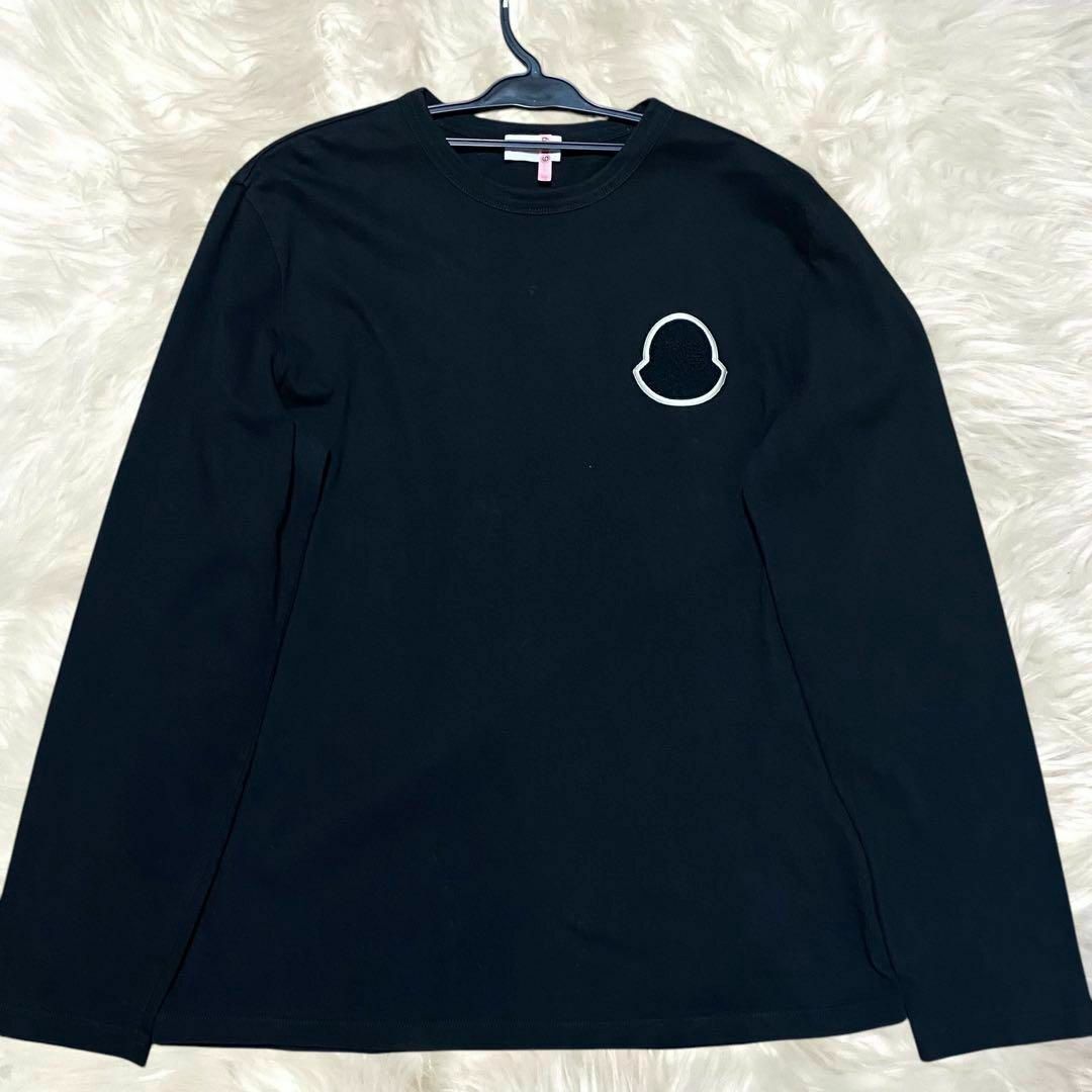 MONCLER - モンクレール MONCLER ロングTシャツ ワッペン MONCLER - モンクレール MONCLER ロングTシャツ ワッペン