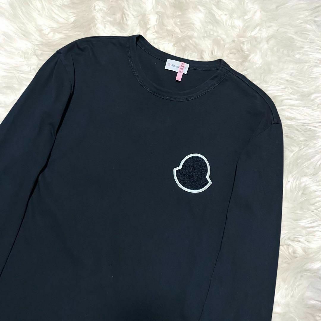 MONCLER - モンクレール MONCLER ロングTシャツ ワッペン MONCLER - モンクレール MONCLER ロングTシャツ ワッペン