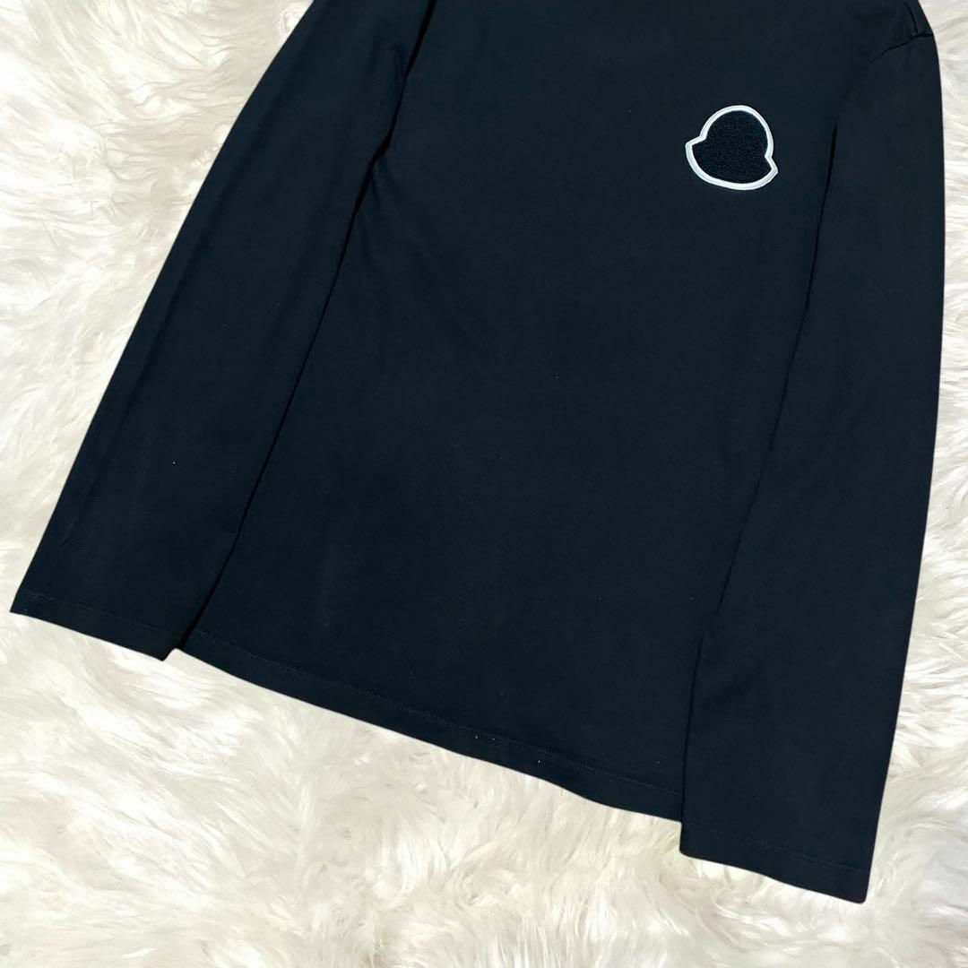 MONCLER - モンクレール MONCLER ロングTシャツ ワッペン MONCLER - モンクレール MONCLER ロングTシャツ ワッペン
