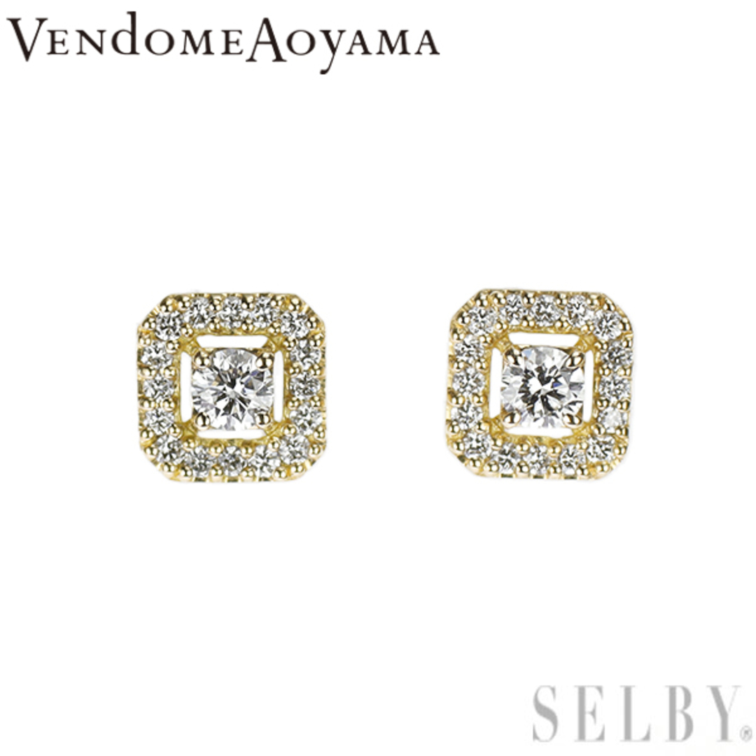 Vendome Aoyama - ヴァンドーム青山 K18YG ダイヤモンド ピアス Vendome Aoyama - ヴァンドーム青山 K18YG ダイヤモンド ピアス