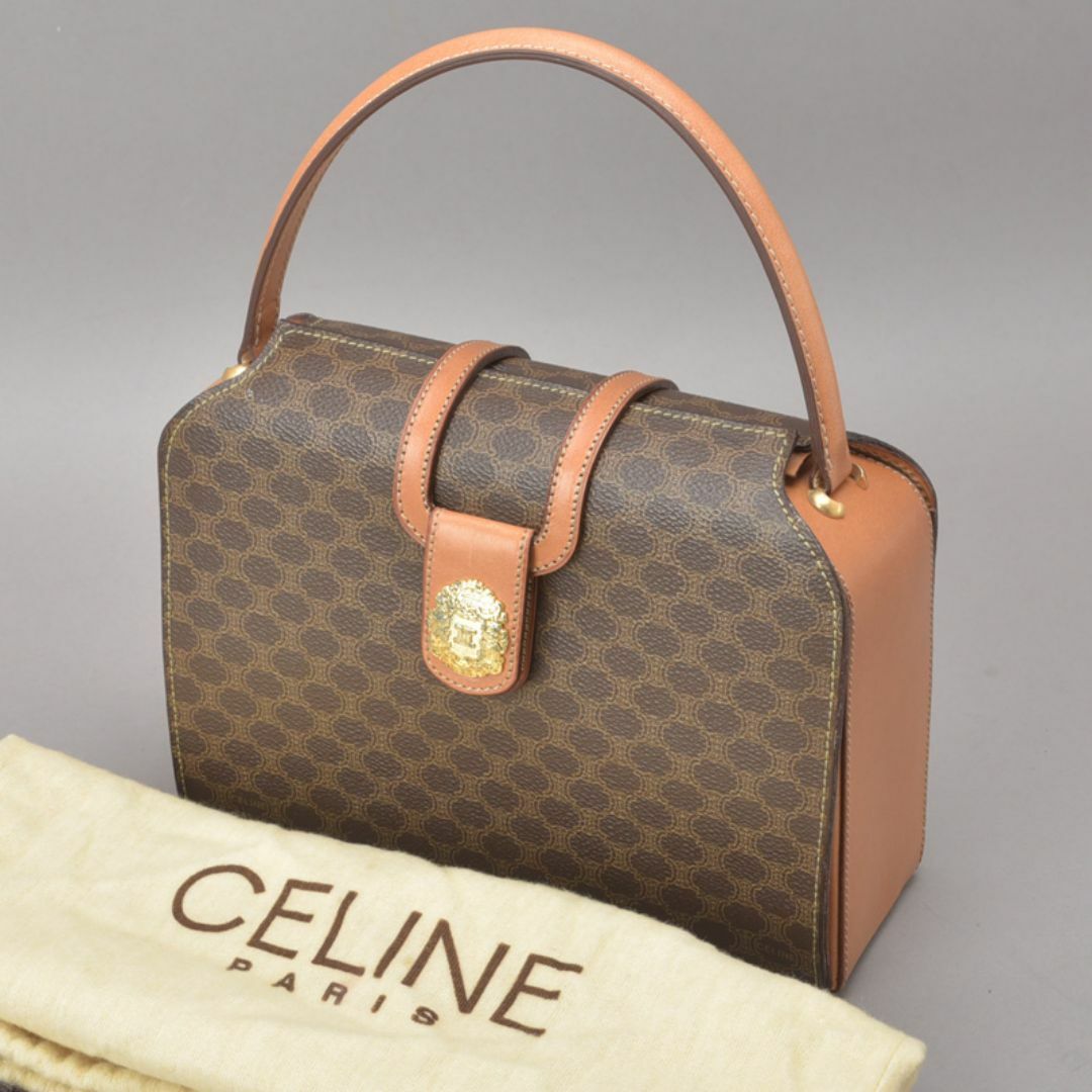 CELINE - 未使用同様◇CELINE セリーヌ マカダム柄 ハンドバッグ CELINE - 未使用同様◇CELINE セリーヌ マカダム柄 ハンドバッグ