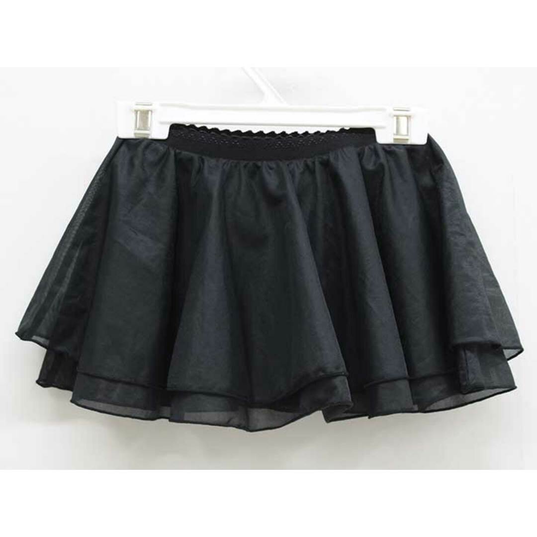 CHACOTT - チャコット スカート 110cm キッズ 女児 黒【中古 CHACOTT - チャコット スカート 110cm キッズ 女児 黒【中古