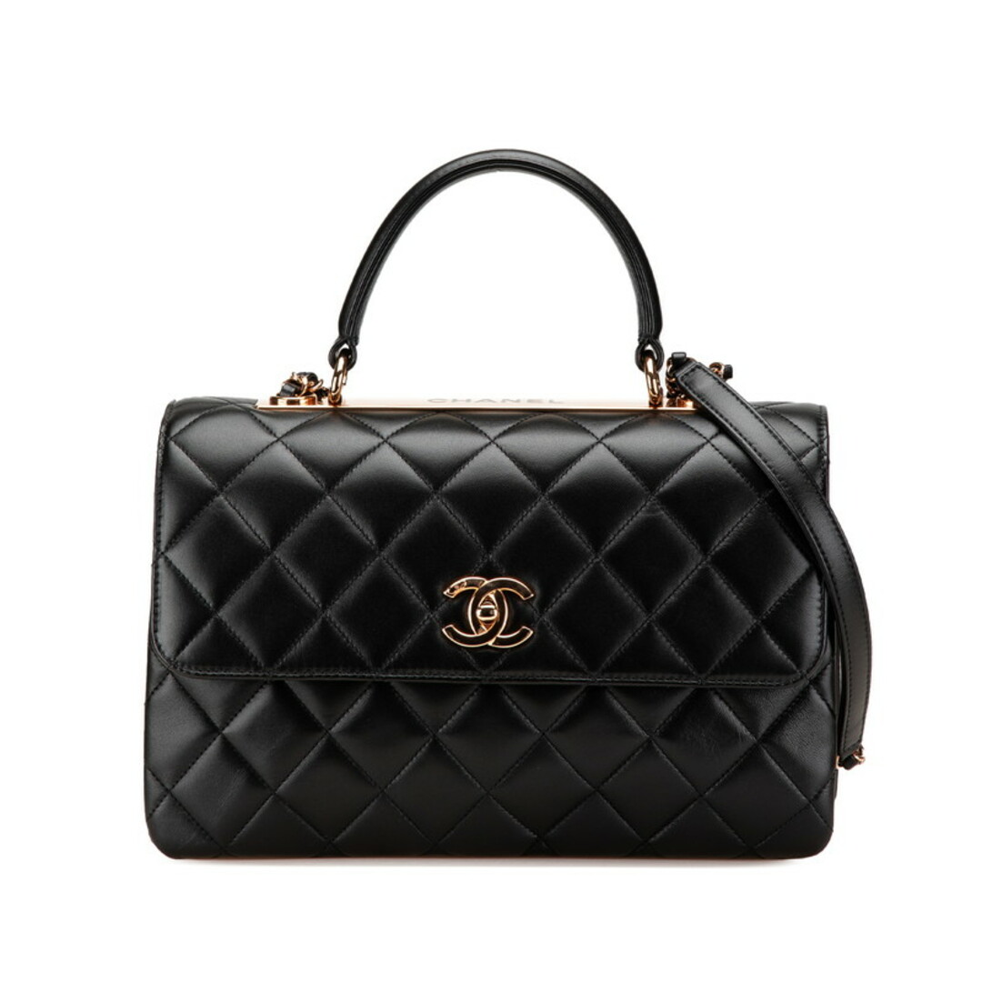 CHANEL - 美品 シャネル マトラッセ ココマーク ハンドバッグ CHANEL - 美品 シャネル マトラッセ ココマーク ハンドバッグ