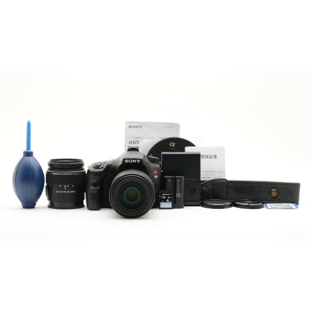 SONY - 超美品 Sony a65 iPhone&スマホ転送OK ダブルレンズ SONY - 超美品 Sony a65 iPhone&スマホ転送OK ダブルレンズ