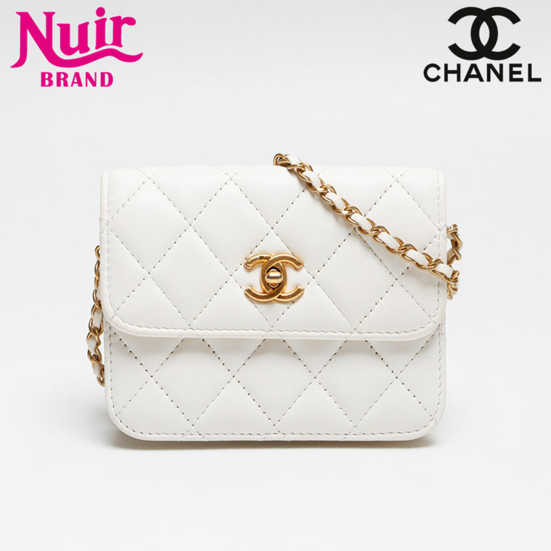 CHANEL - シャネル CHANEL マトラッセ ターンロック チェーンウォレット ショルダーバッグ