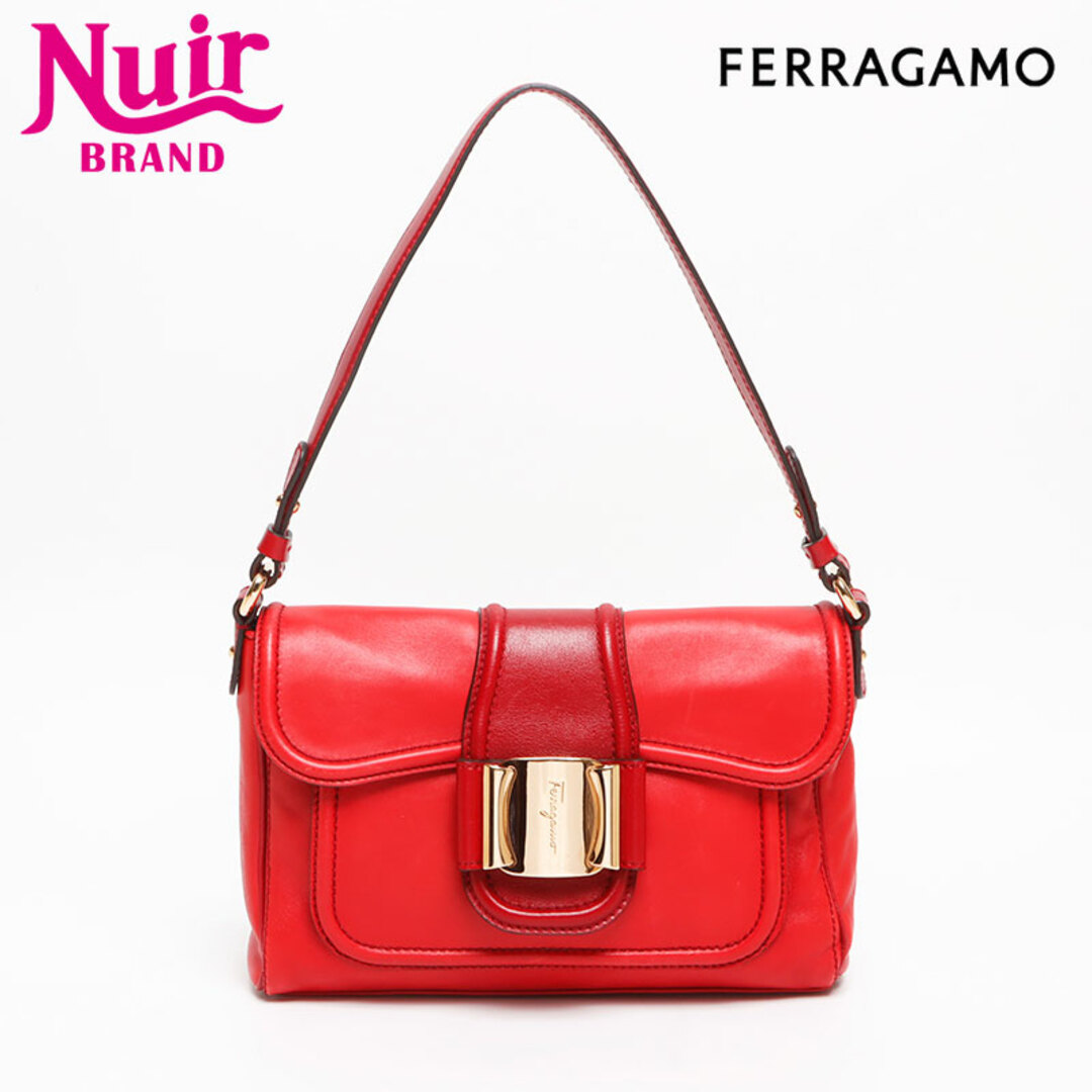 Salvatore Ferragamo - フェラガモ FERRAGAMO レザー バラ Salvatore Ferragamo - フェラガモ FERRAGAMO レザー バラ
