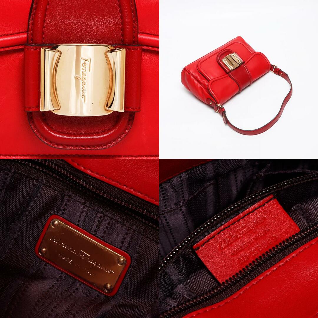 Salvatore Ferragamo - フェラガモ FERRAGAMO レザー バラ Salvatore Ferragamo - フェラガモ FERRAGAMO レザー バラ