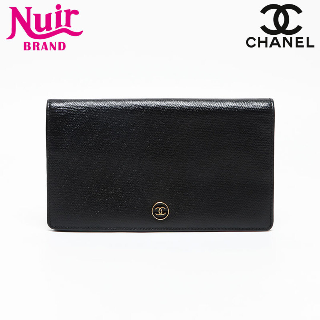 CHANEL - シャネル CHANEL ココボタン カーフスキン 9番台 長 CHANEL - シャネル CHANEL ココボタン カーフスキン 9番台 長
