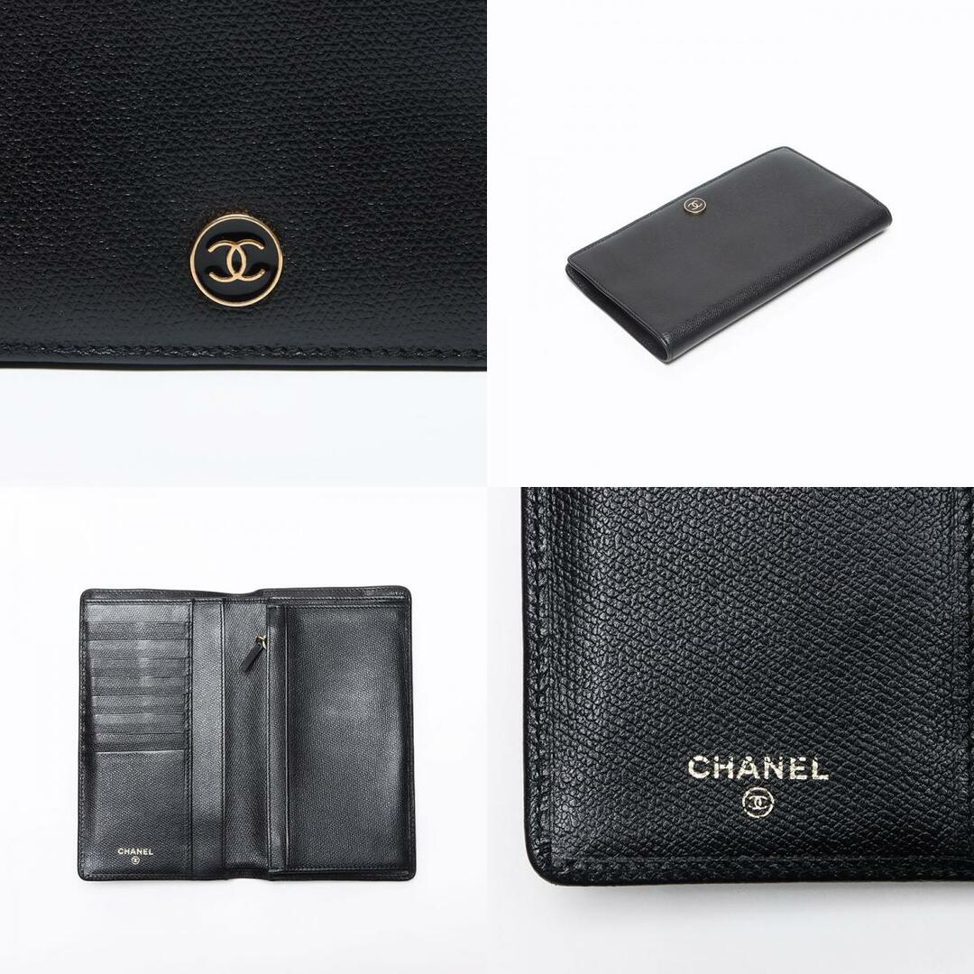 CHANEL - シャネル CHANEL ココボタン カーフスキン 9番台 長 CHANEL - シャネル CHANEL ココボタン カーフスキン 9番台 長