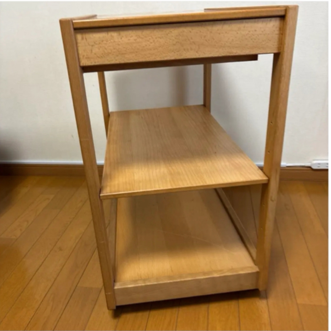 MUJI (無印良品) - 無印良品 木製キッチンワゴン キャスター付き MUJI (無印良品) - 無印良品 木製キッチンワゴン キャスター付き