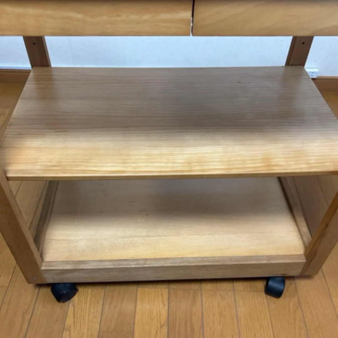 MUJI (無印良品) - 無印良品 木製キッチンワゴン キャスター付き MUJI (無印良品) - 無印良品 木製キッチンワゴン キャスター付き